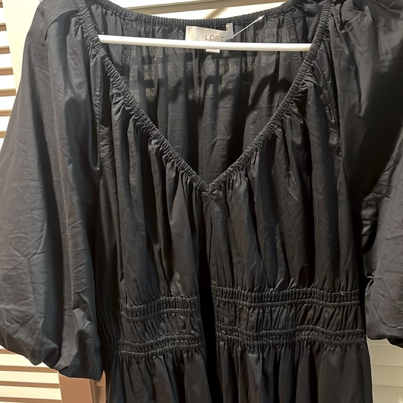 LOFT Elegant Black Maxi Dress - Picture 6 of 6